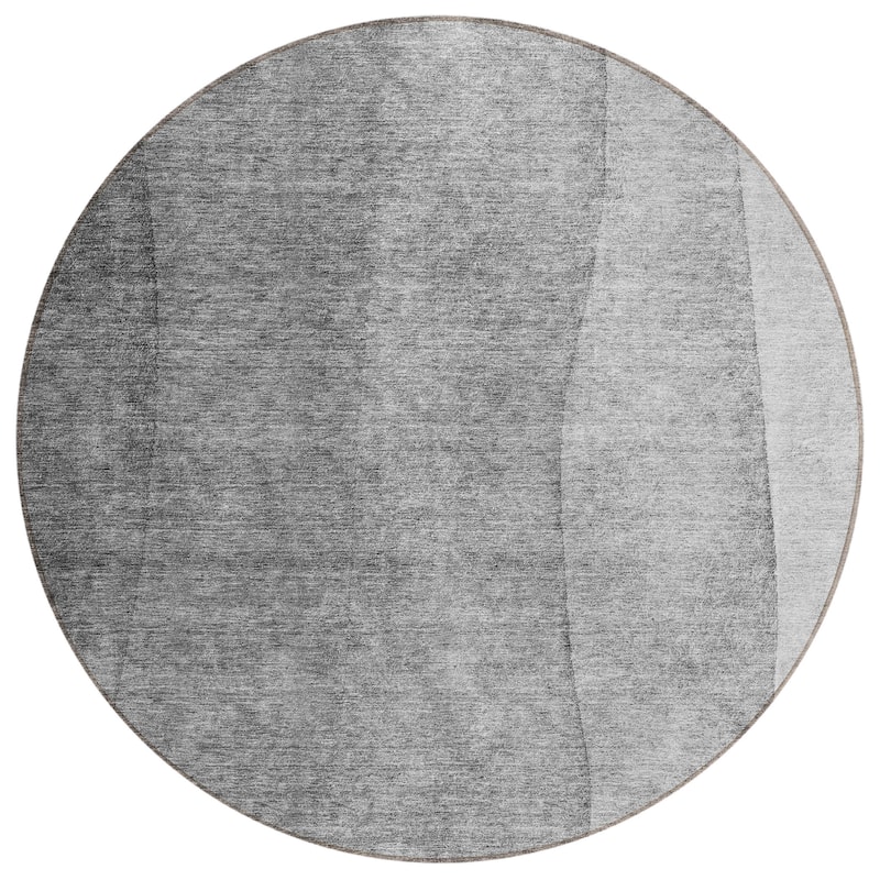 Machine Washable Indoor/ Outdoor Chantille Contemporary Ombre Rug