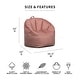 preview thumbnail 8 of 32, Big Joe Milano Bean Bag Chair, Multiple Colors