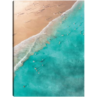 Beach Happy II By Studio Arts Canvas Art Print