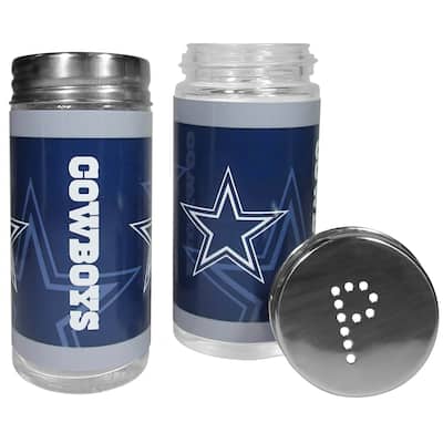 NFL Glass Salt & Pepper Shakers - Dallas Cowboys