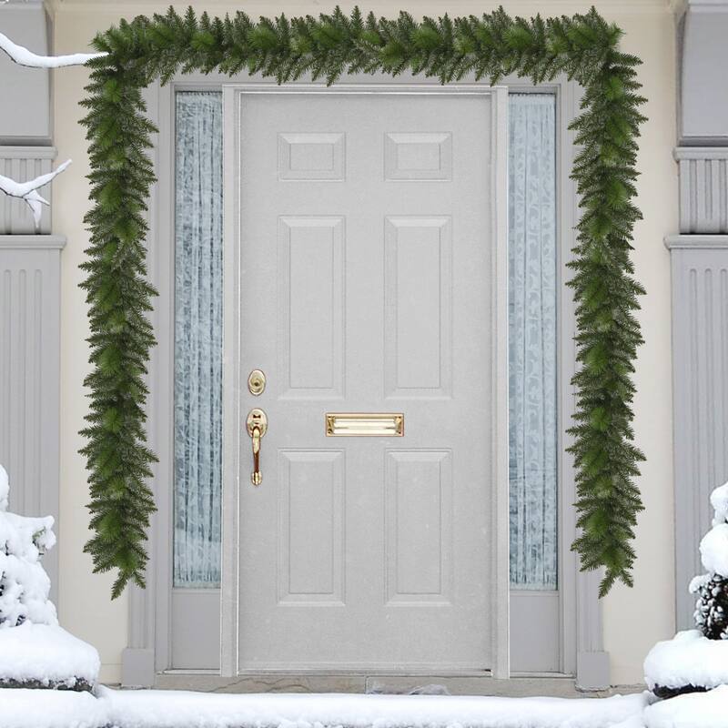 Puleo International 20 ft. x 10" in Spruce Garland - Green - 20.833