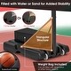 preview thumbnail 13 of 15, 4.25-10 Feet Adjustable Basketball Hoop System with 44 Inch Backboard