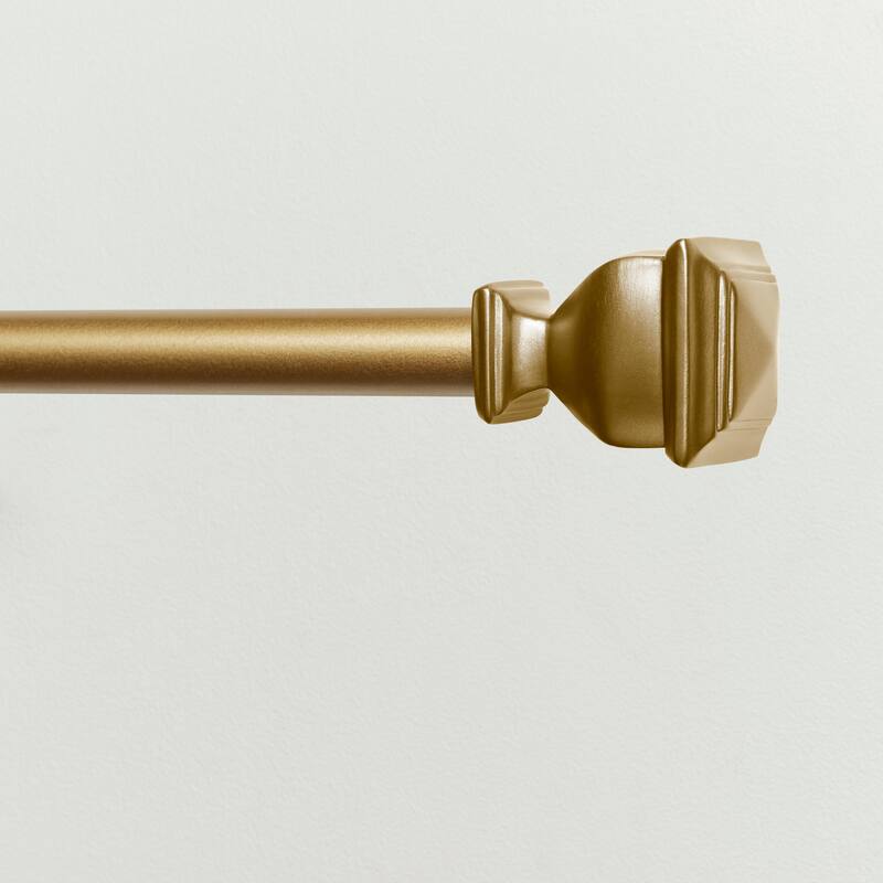 EXCLUSIVE HOME Napoleon 1" Curtain Rod and Finial Set