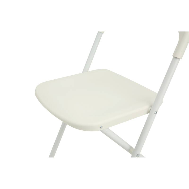 Folding Chairs Set of 4 - White