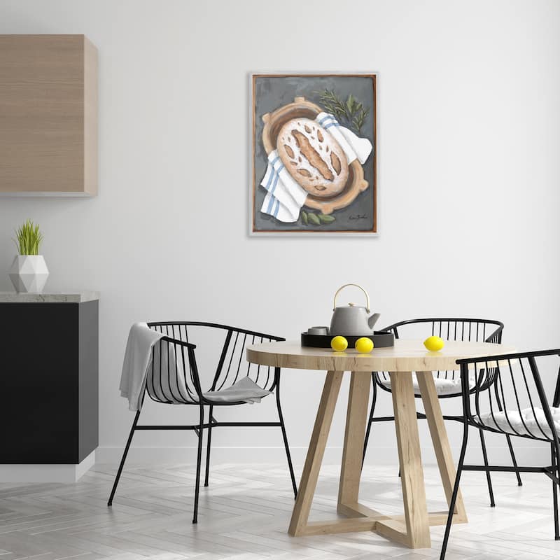 Stupell Bread Baking Basket Framed Giclee Art Design By Sara Baker