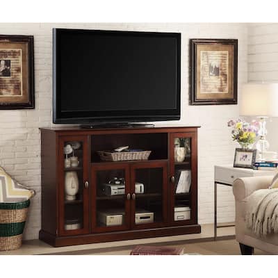 Convenience Concepts Summit Highboy 60" TV Stand with Storage Cabinets and Shelves