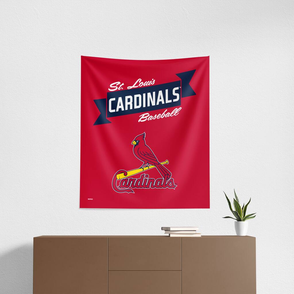 MLB Premium St Louis Cardinals Printed Wall Hanging - 34"x40"