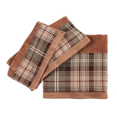 Paseo Road by HiEnd Accents Huntsman Plaid Towel Set, 3PC