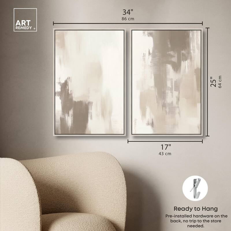 Winter Mist I Canvas Set of 2 by Art Remedy