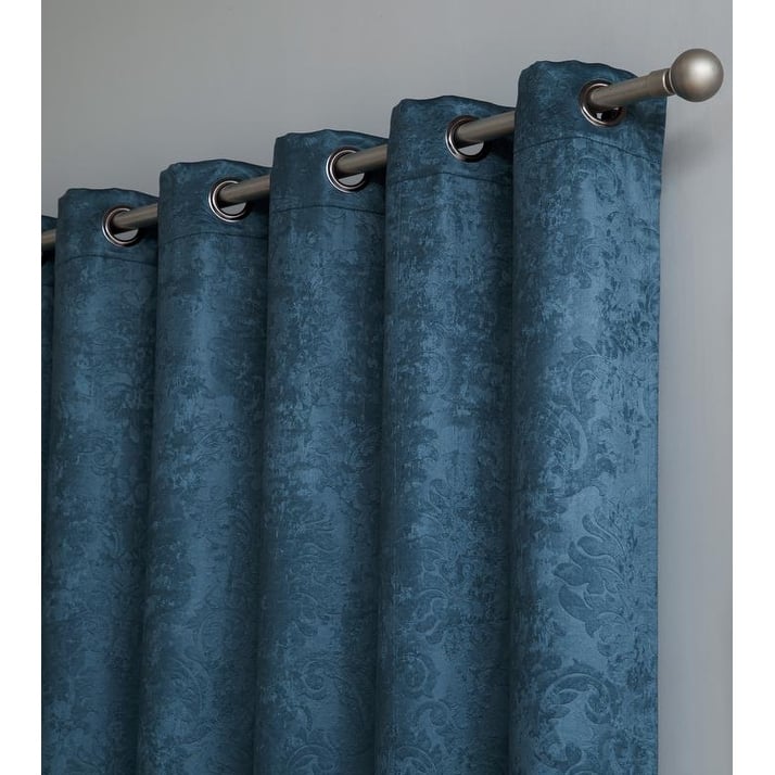 Gracewood Hollow Plakalo Embossed Thermal-weaved Blackout Grommet Drapery Curtains