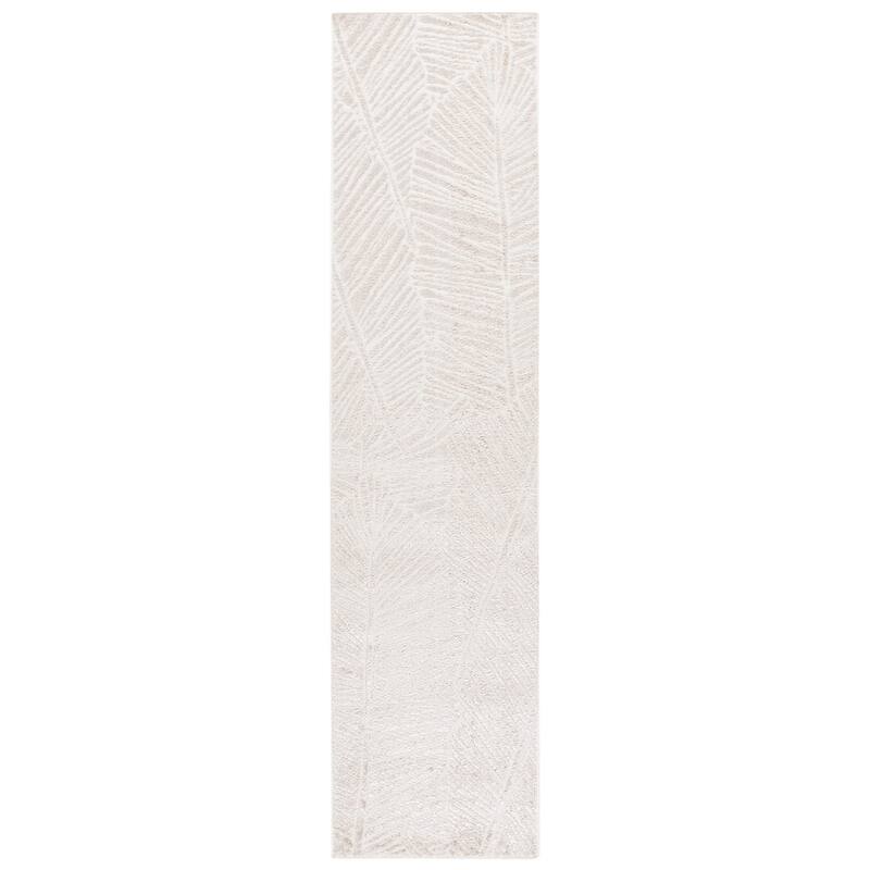 SAFAVIEH Maya Vibecke Modern Contemporary Rug - 2' x 8' Runner - Ivory