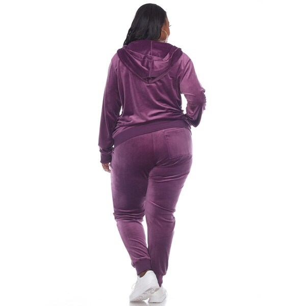 plus size velour sweatsuits