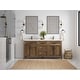 preview thumbnail 3 of 48, Willow Collections 72 x 22 Santa Monica Teak Double Bowl Sink Bathroom Vanity in Distressed Graywashed with Countertop