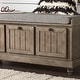 preview thumbnail 10 of 15, Granger Storage Bench with Linen Seat Cushion by iNSPIRE Q Classic
