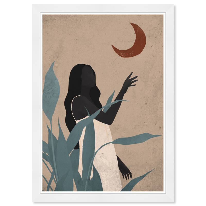 Wynwood Studio Prints Fashion and Glam Early Moonshine Brown and Tan Modern & Contemporary Wall Art Canvas Print