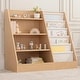 preview thumbnail 1 of 28, Kids Montessori Book Shelf, Shelves for Toys by Comfy Cubs Wood