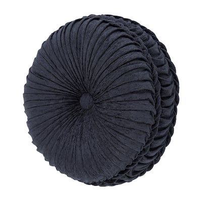 J. Queen New York Luciana Tufted Round Decorative Throw Pillow