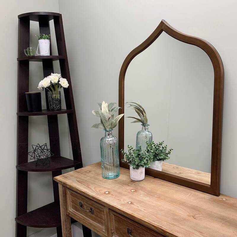 Mifflin Framed Vanity Mirror - Teardrop Cathedral - 24.4x32.4