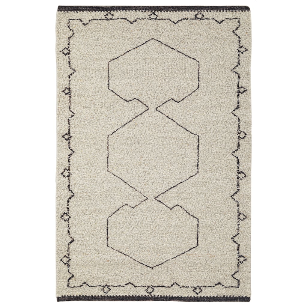 Terra by Obeetee Farah Course White Rug