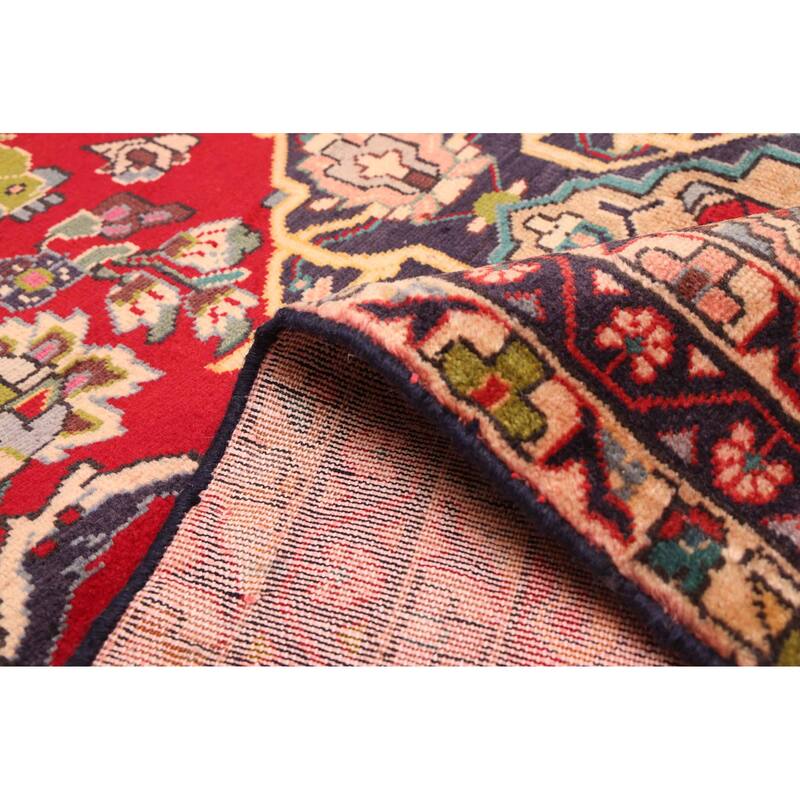 ECARPETGALLERY Hand-knotted Andelz Red Wool Rug - 4'7 x 6'8