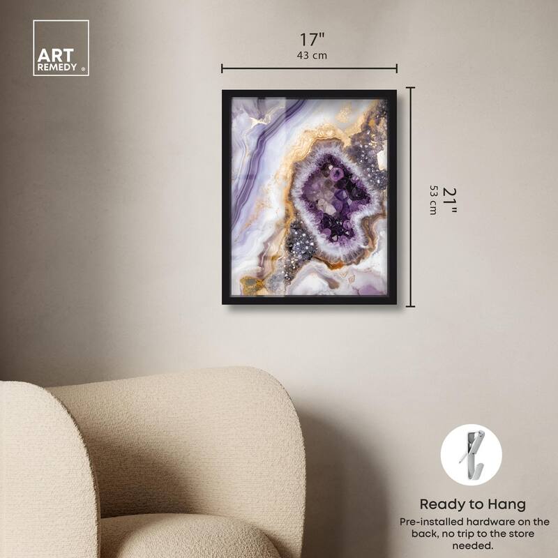 Amethystine Dream II Shadowbox by Art Remedy