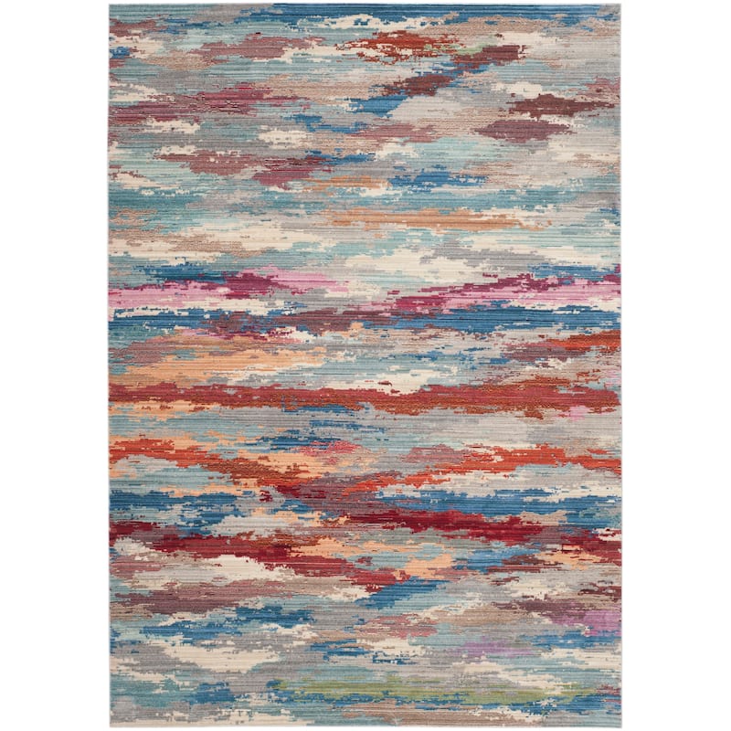 SAFAVIEH Valencia Gracie Distressed Vintage Boho Oriental Polyester Rug
