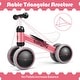 preview thumbnail 8 of 9, 4 Wheels No-Pedal Baby Balance Bike-Pink - Pink