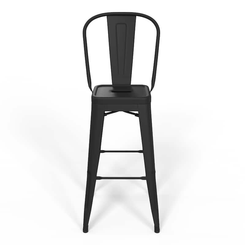 WYNDENHALL Freya Industrial Metal Stool (Set of 2)