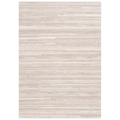 SAFAVIEH Handmade Ebony Veerle Modern & Contemporary Wool Rug