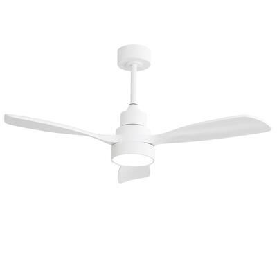 42/48 Inch Wood Ceiling Fan with Light and Remote/Smart App Control, Dimmable Lights Included