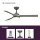 preview thumbnail 8 of 13, Fanimation Barlow 52 inch Indoor/Outdoor Ceiling Fan with LED CCT Select Light Kit and Remote