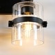 preview thumbnail 9 of 30, ExBrite 3-lights Bathroom Dimmable Black Vanity Lights Modern Wall Sconce Lighting