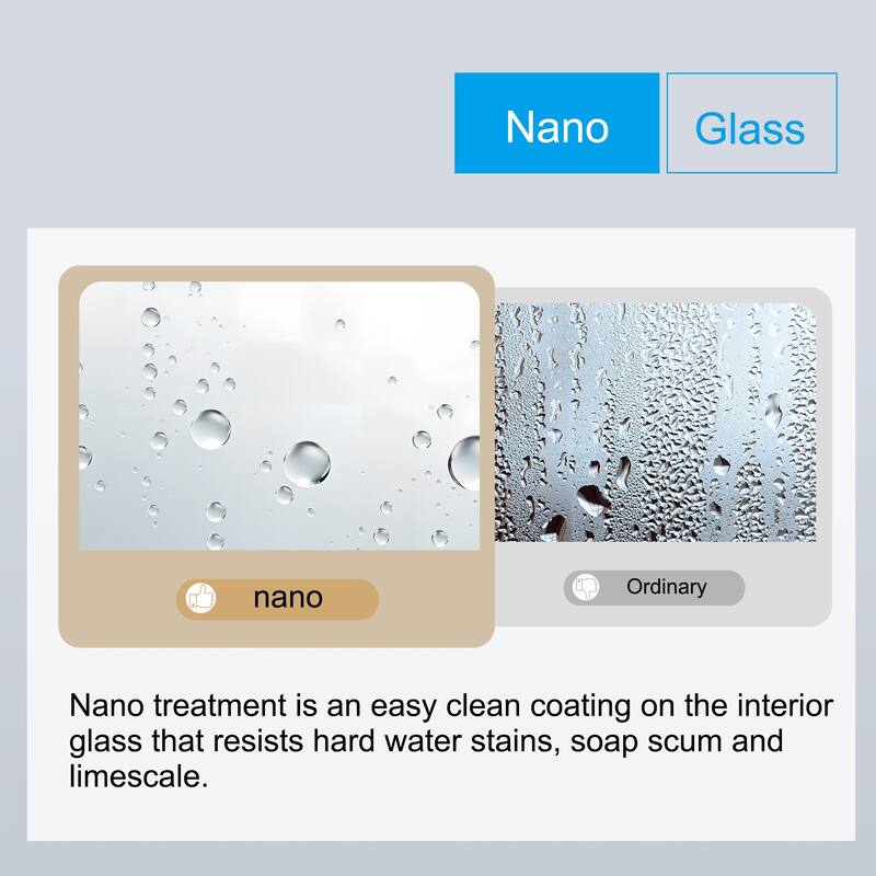 Aluminum Shower Door with High Quality Stainless Steel Handle