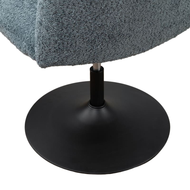 Art Leon Fabric Swivel Accent Chair with Ottoman