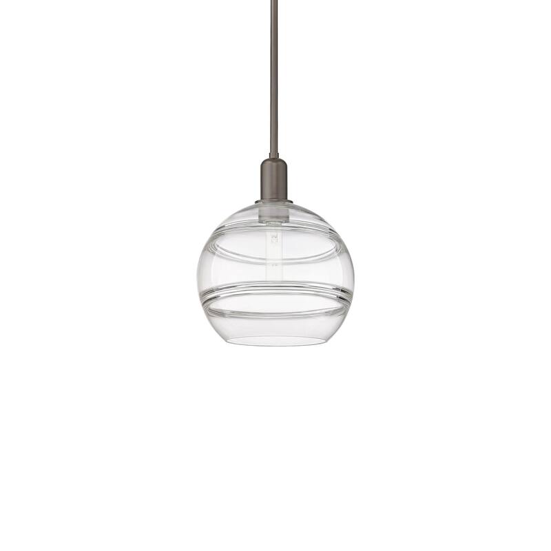Innovations Lighting 716-1S-13-10 Rochester Pendant Rochester 10" Wide - Oil Rubbed Bronze / Clear