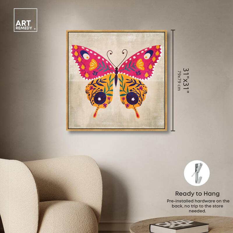Butterfly Wings II Canvas by Art Remedy