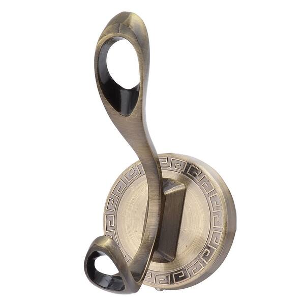 slide 2 of 5, Household Single Hook Clothes Towel Bag Handbag Hanging Wall Hanger Bronze Tone - Bronze Tone