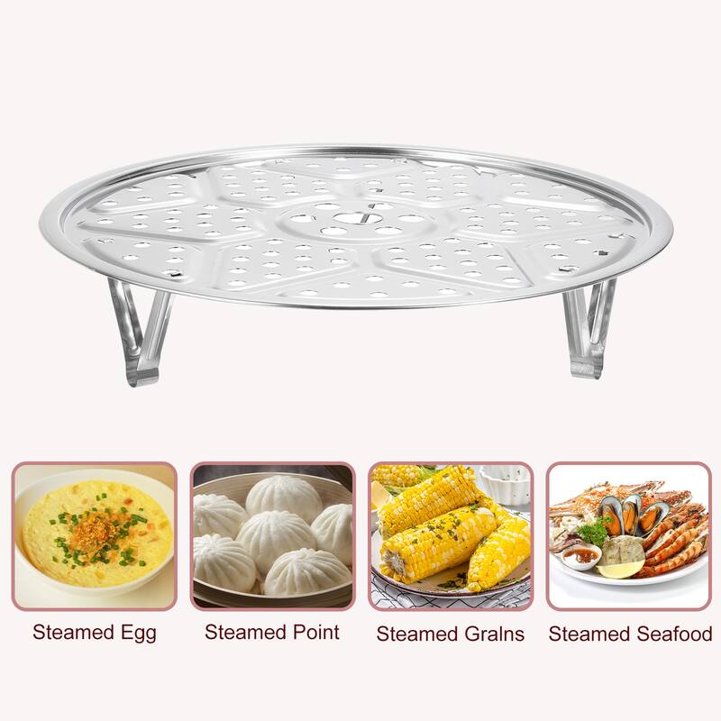 Stainless Steel Steamer Rack Insert Stock Pot Steaming Tray