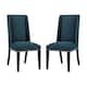 Modway Baron Fabric Upholstered Dining Chairs (Set of 2)