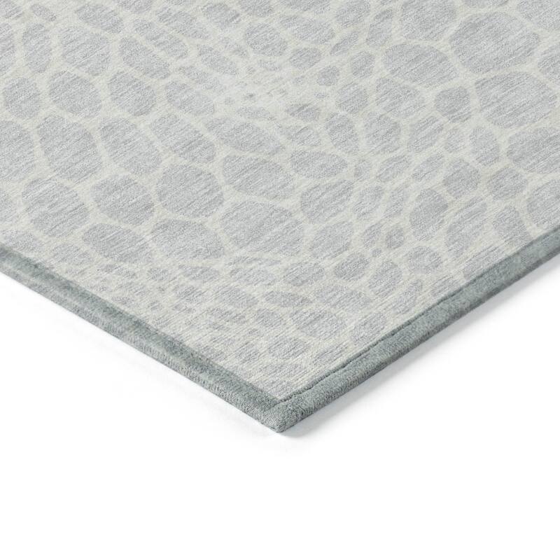 HomeRoots Geometric Transitional Rectangle Outdoor Rug