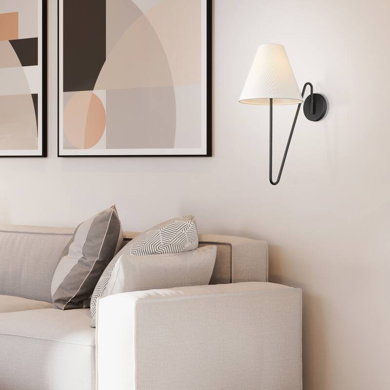 Golden Lighting 3690-A1W IL Kennedy 25" Tall Hardwired or Plug-In Wall