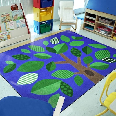Shady Grove Multi Educational Nylon Area Rug