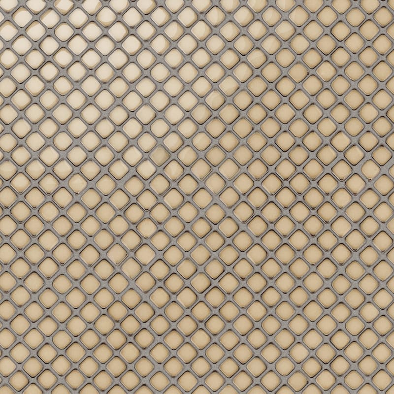 Merola Tile Hudson Diamond Caffe 12-1/4" x 12-3/8" Porcelain Mosaic Floor and Wall Tile