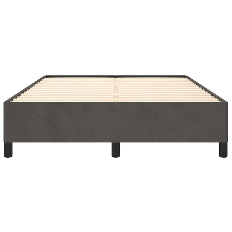 vidaXL Bed Frame, Velvet, No Mattress