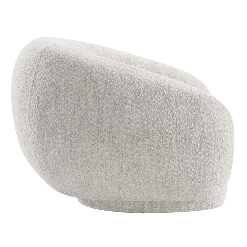 Furniture of America Erynn Modern 42-inch Boucle Swivel Accent Chair