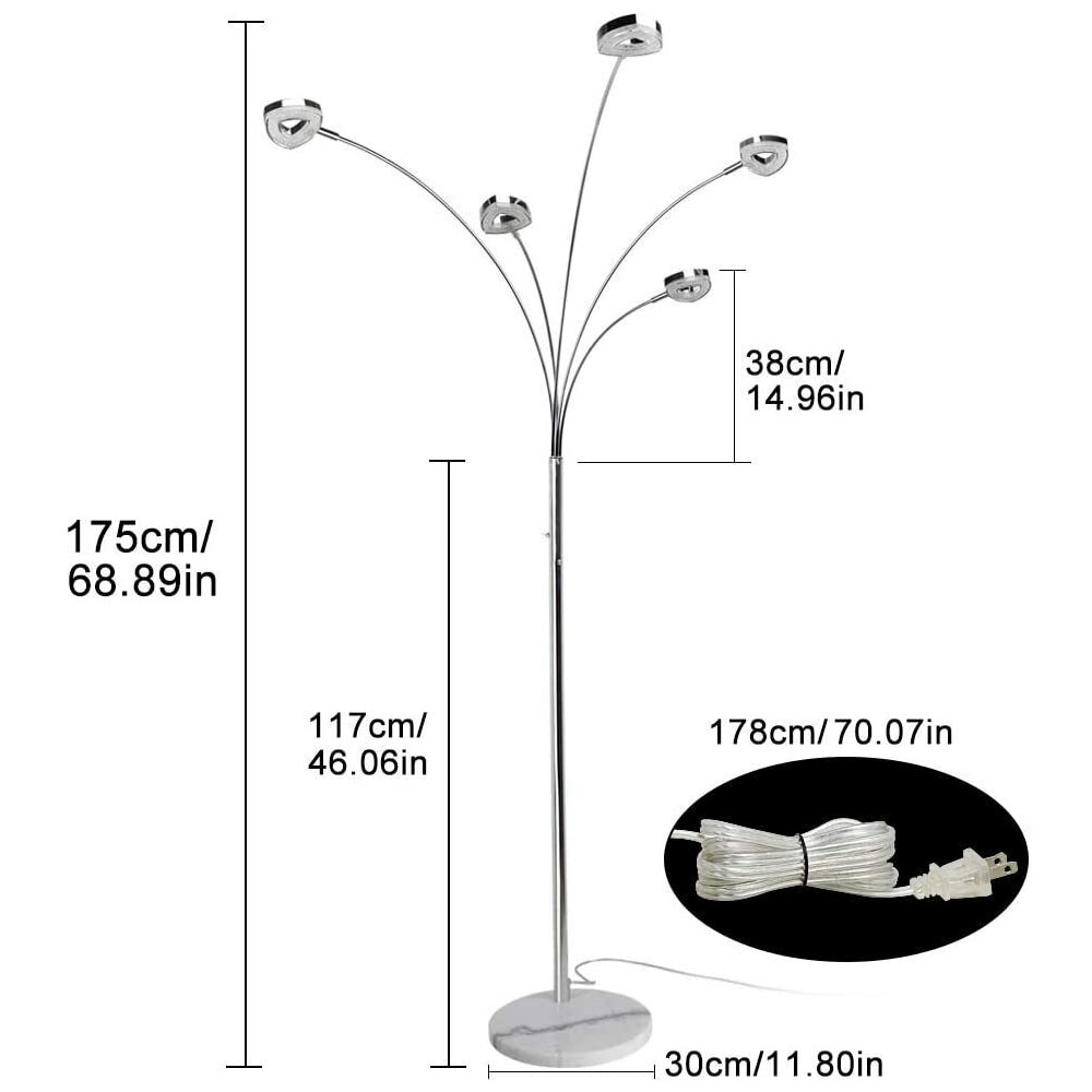 Inspect-A-Gadget LED Desk Mount Magnifying Lamp 130mm 5 Diopter