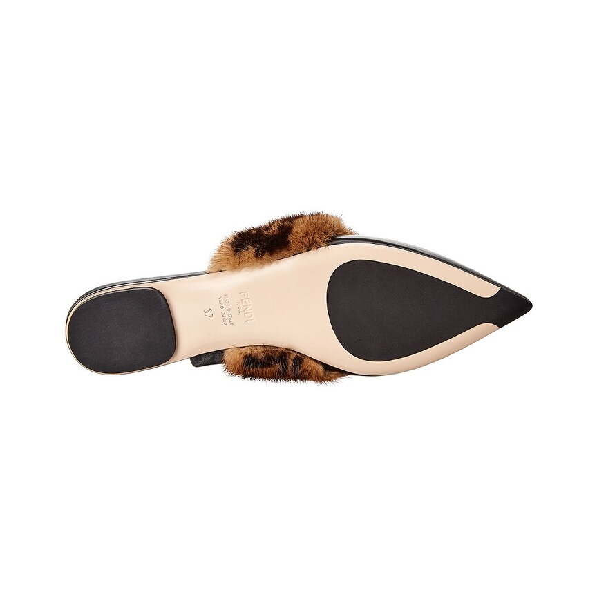fendi fur mules