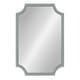 preview thumbnail 122 of 134, Kate and Laurel Hogan Scalloped Wood Framed Mirror 24x36 - Grey