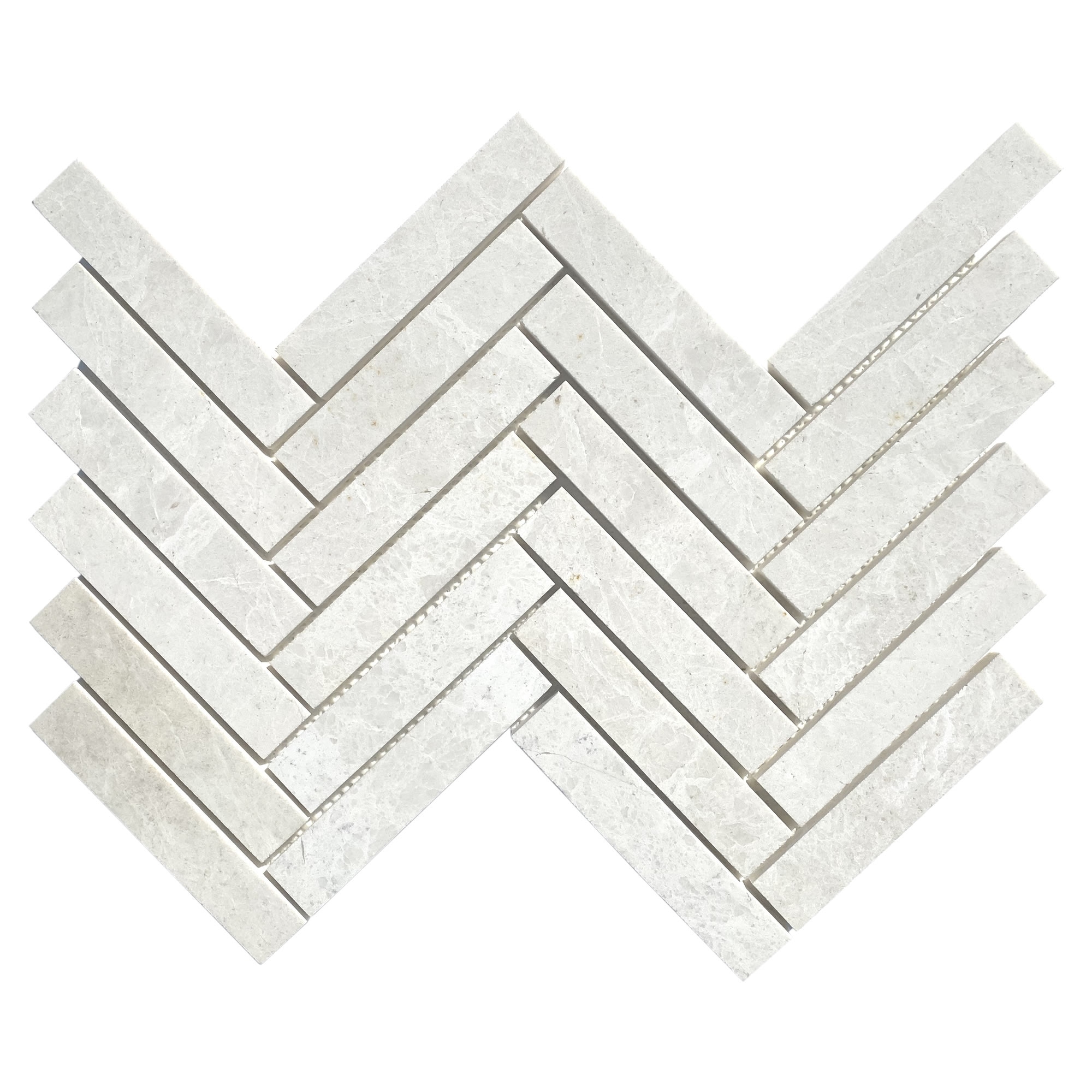 Creamy Marble 1.25" x 6" Insignia Honed Mosaic Tile