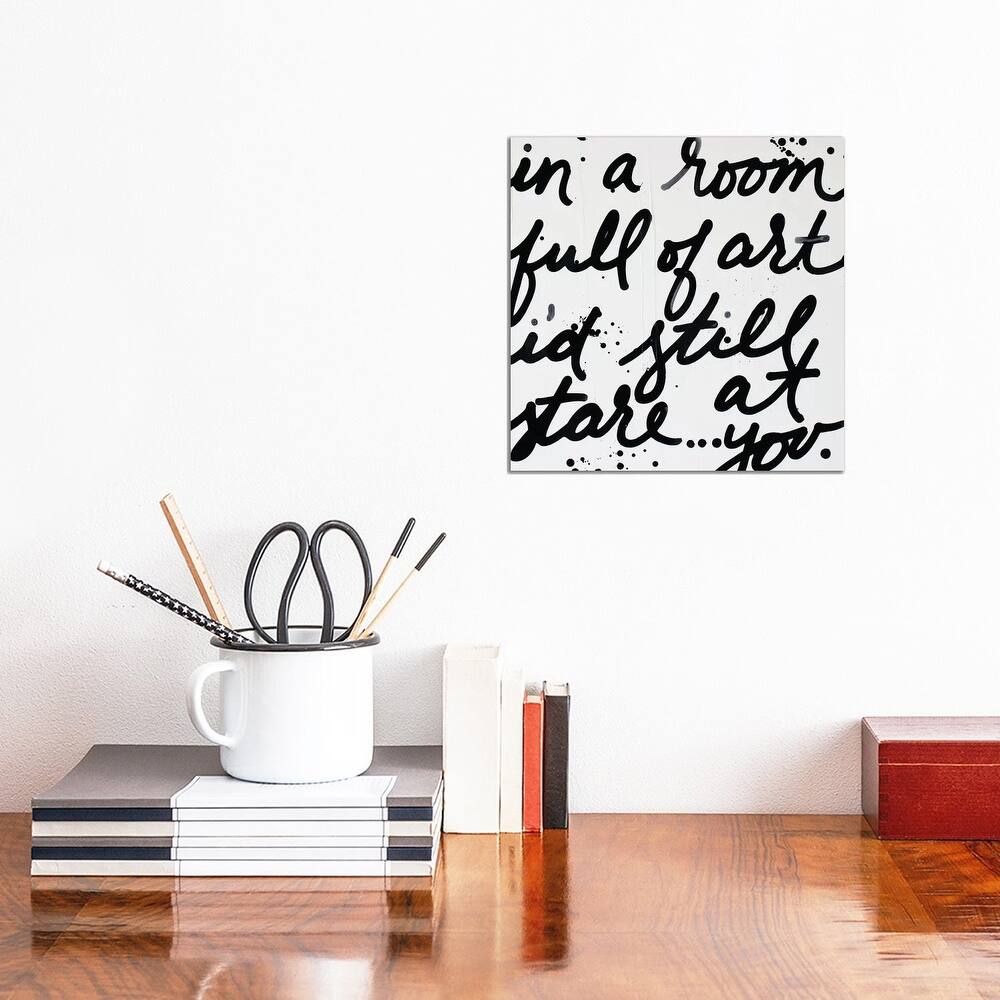 iCanvas "In A Room Black And White" by Kent Youngstrom Canvas Print